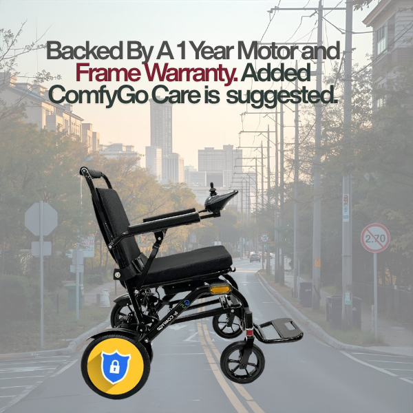 Glide Care G-5 Lightweight Foldable Electric Wheelchair for Adults