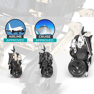 Majestic IQ‑7000 Auto‑Folding Electric Wheelchair with Brushless Motors