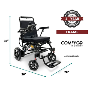 Glide Care G-5 Lightweight Foldable Electric Wheelchair for Adults