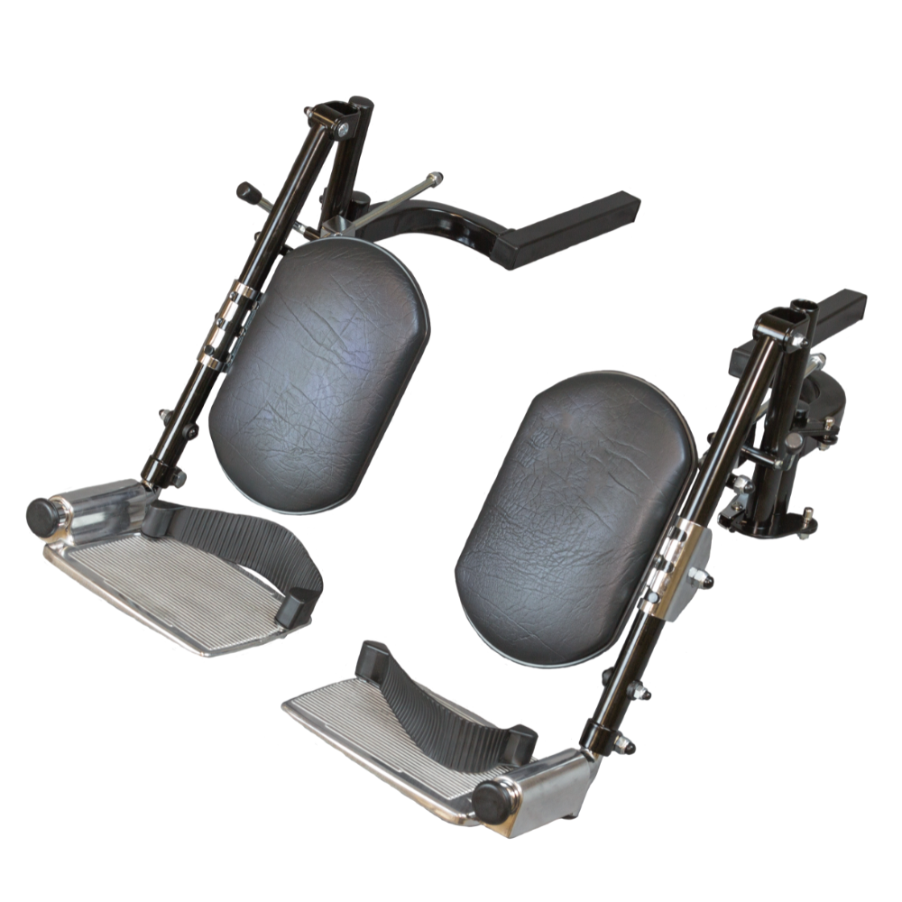 Shoprider Elevating Leg Rests in Black ELR in Black