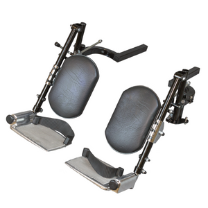 Shoprider Elevating Leg Rests in Black ELR in Black