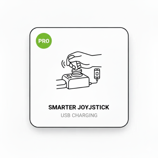 Glide Care G-5 Lightweight Foldable Electric Wheelchair for Adults