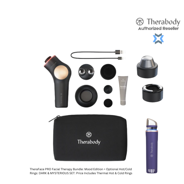 TheraFace PRO Facial Therapy Bundle: Mood Edition + Optional Hot/Cold Rings