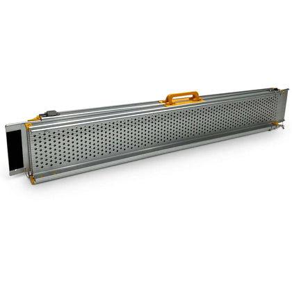ComfyGO 8Ft Telescoping Wheelchair Ramp-Portable, Durable & Non-Slip.