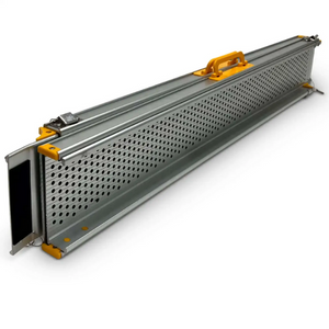 ComfyGO 8Ft Telescoping Wheelchair Ramp-Portable, Durable & Non-Slip.