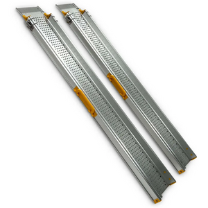 ComfyGO 8Ft Telescoping Wheelchair Ramp-Portable, Durable & Non-Slip.