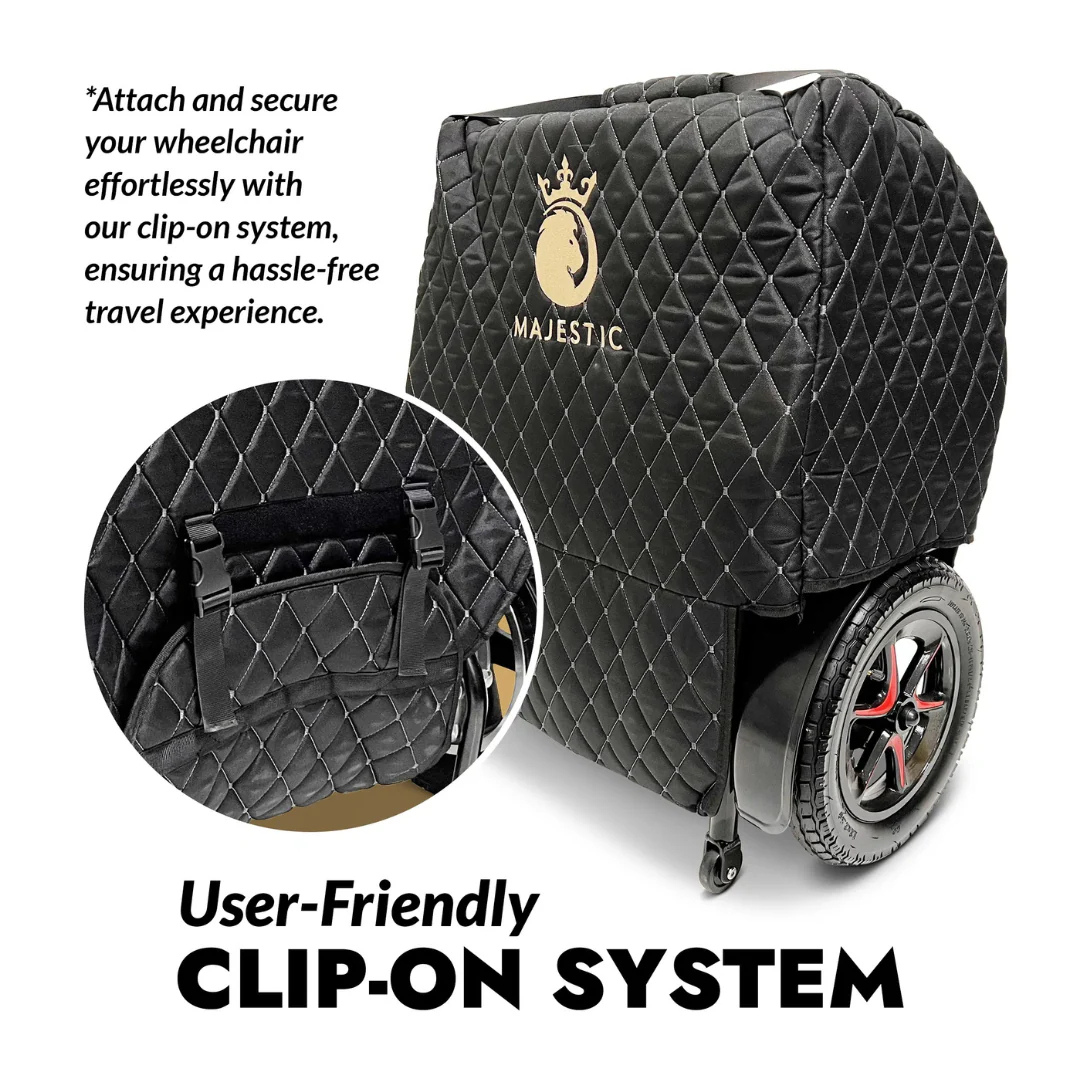 ComfyGO Electric Wheelchair Travel Protective Bag With Joystick Controller