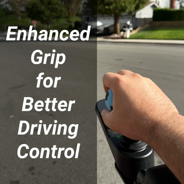 ComfyGO Joystick Handle – Sport Grip Designs for Electric Wheelchairs Universal Fit