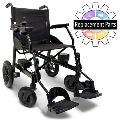 ComfyGO X-Lite 28 lb. Lightweight Manual Wheelchair Folding with Auto Detach Wheels & Replacement Parts
