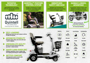 ComfyGO x  Quingo Vitess 2 Mobility Scooter