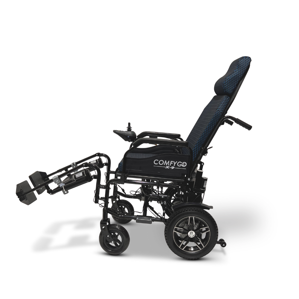 ComfyGo X-9  Auto Recline RC Electric Wheelchair