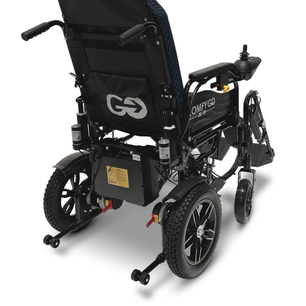 ComfyGo X-9  Auto Recline RC Electric Wheelchair