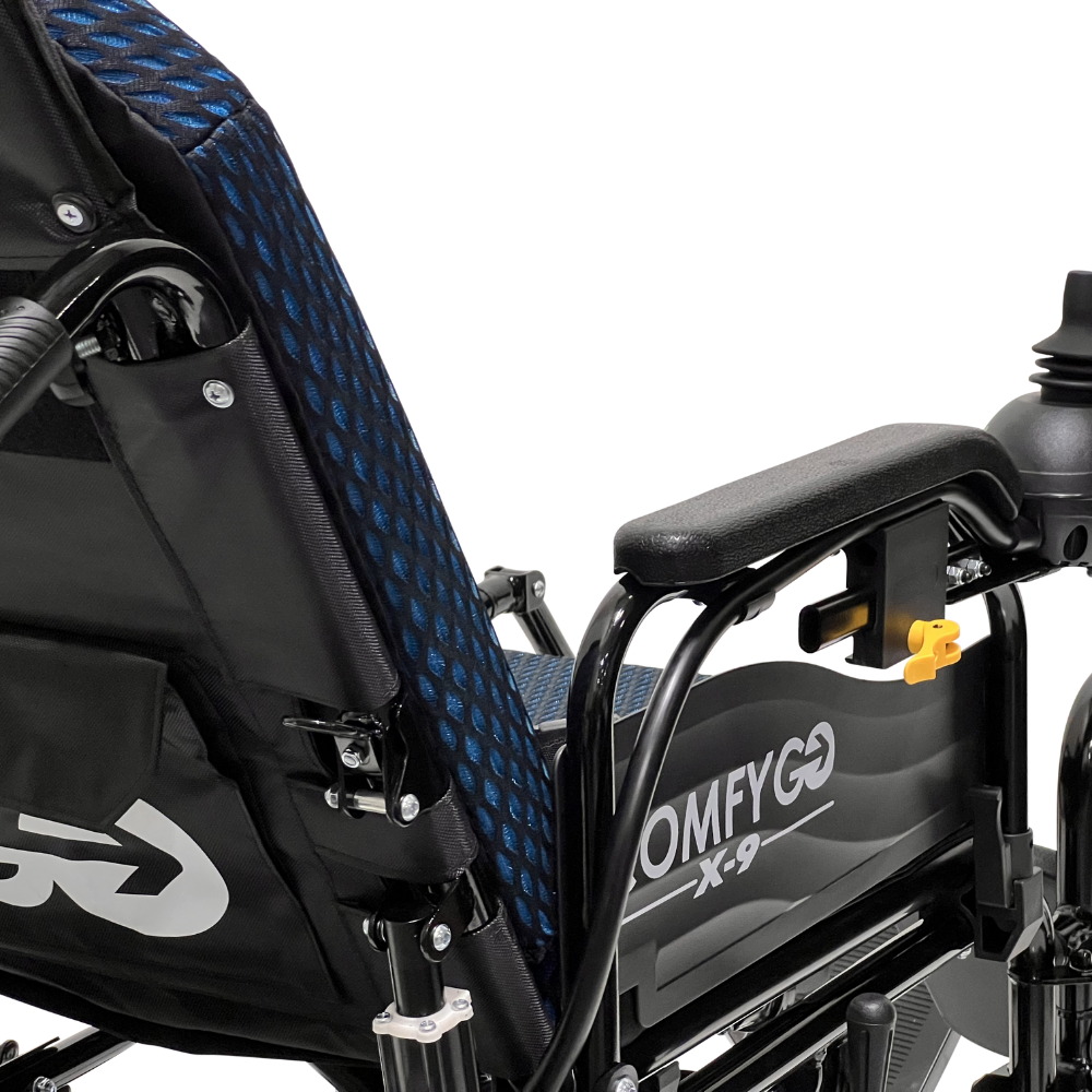ComfyGo X-9  Auto Recline RC Electric Wheelchair