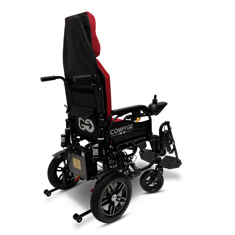 ComfyGo X-9  Auto Recline RC Electric Wheelchair