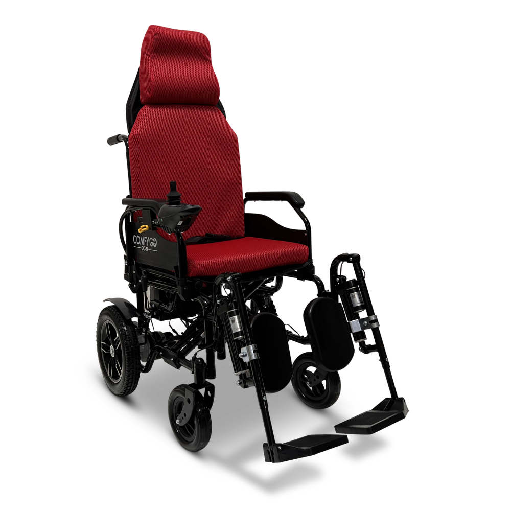 ComfyGo X-9  Auto Recline RC Electric Wheelchair