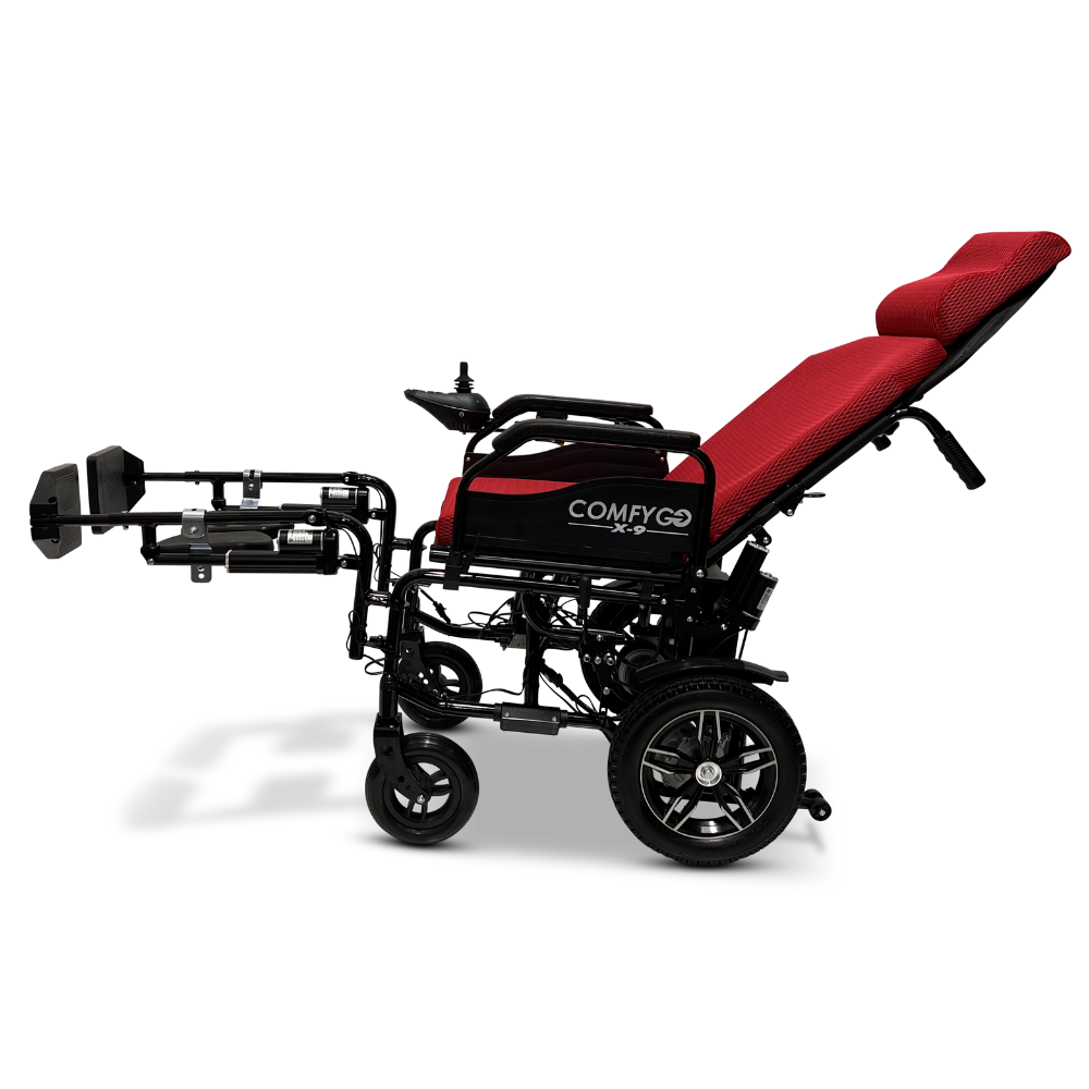 ComfyGo X-9  Auto Recline RC Electric Wheelchair