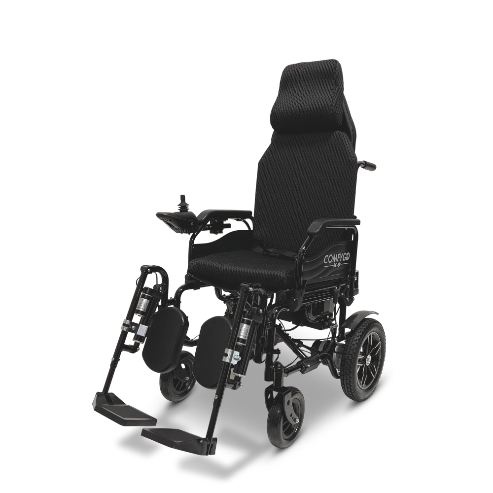 ComfyGo X-9  Auto Recline RC Electric Wheelchair