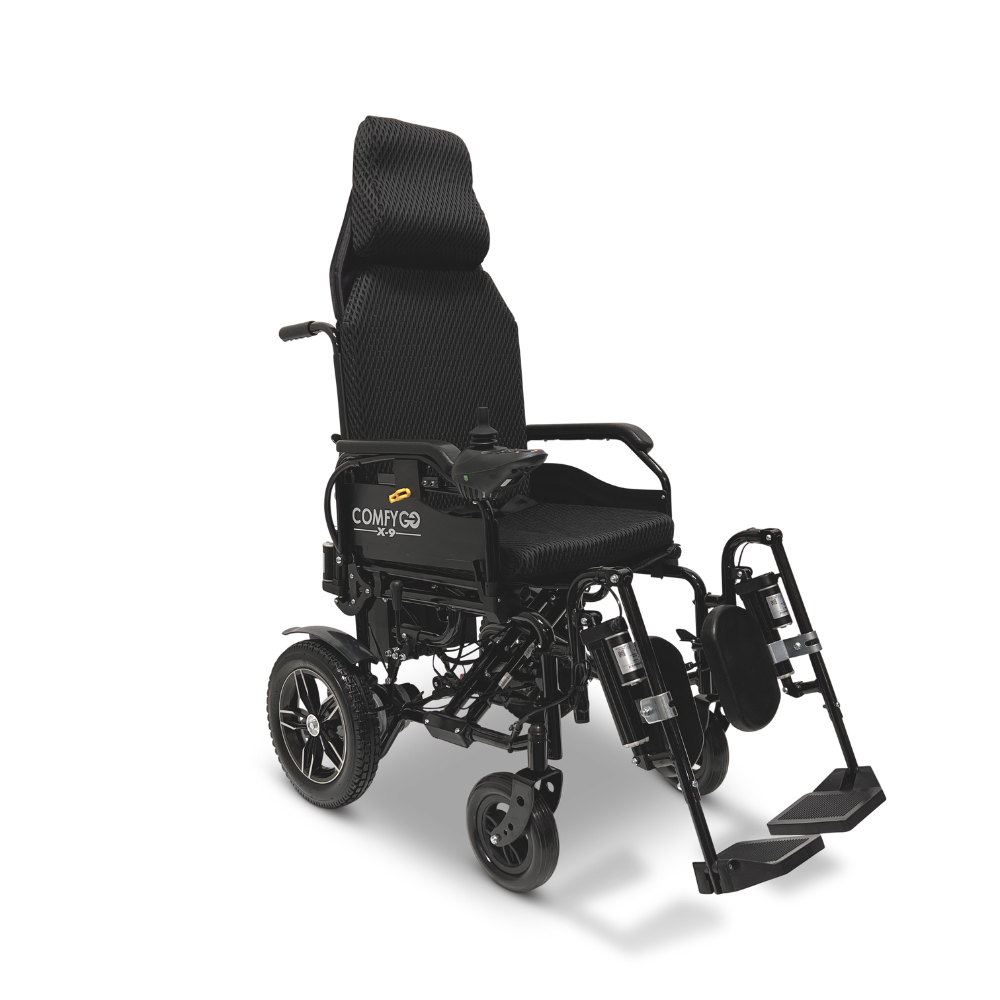 ComfyGo X-9  Auto Recline RC Electric Wheelchair