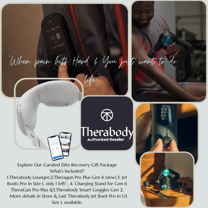 Elite Recovery Bundle  Theragun PRO Plus & Therabody Lounger