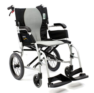 Ergo Flight Transport with swing away footrest and companion brakes