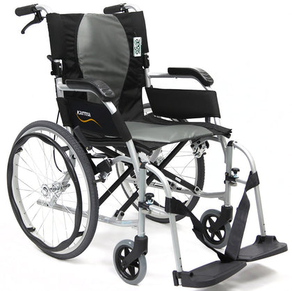 Ergo Flight Ultra Lightweight Ergonomic Wheelchair with Quick Release Wheels 19.8lb
