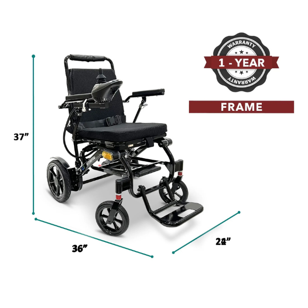 Glide Care G-5 Lightweight Foldable Electric Wheelchair for Adults
