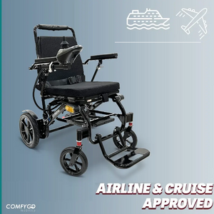 Glide Care G-5 Lightweight Foldable Electric Wheelchair for Adults