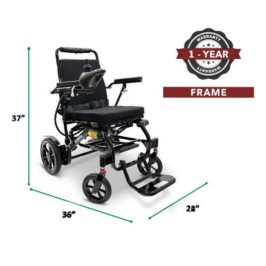 Glide Care G-5 Lightweight Foldable Electric Wheelchair for Adults - Brand_Rivete -SKU
