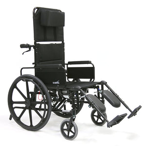 KM5000 Lightweight Reclining Wheelchair with Removable Desk Armrest