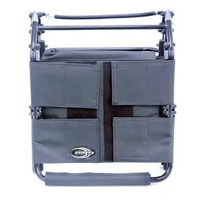 KN-TV10A Ultra-Lightweight Folding Travel Wheelchair with Aircraft-Grade Aluminum Frame and Compact Design-14.9lb