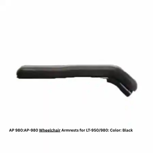 Karman® AP21 Full-Length Grey Arm Pads: Cushioned Vinyl for Wheelchairs