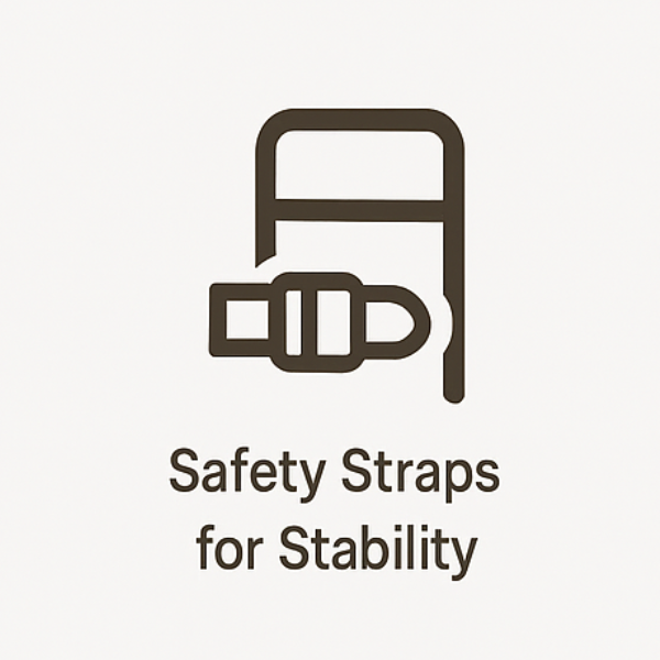 Karman®  Assist Bed Rail with Padded Grip in Rich Chocolate