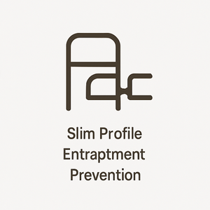 Karman®  Assist Bed Rail with Padded Grip in Rich Chocolate