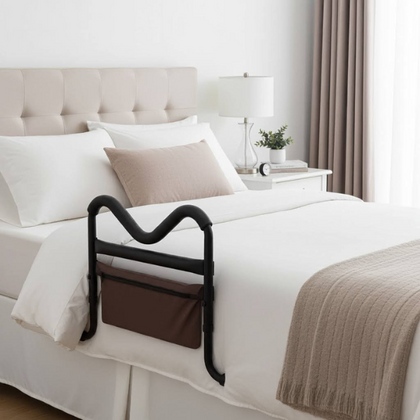 Karman®  Assist Bed Rail with Padded Grip in Rich Chocolate