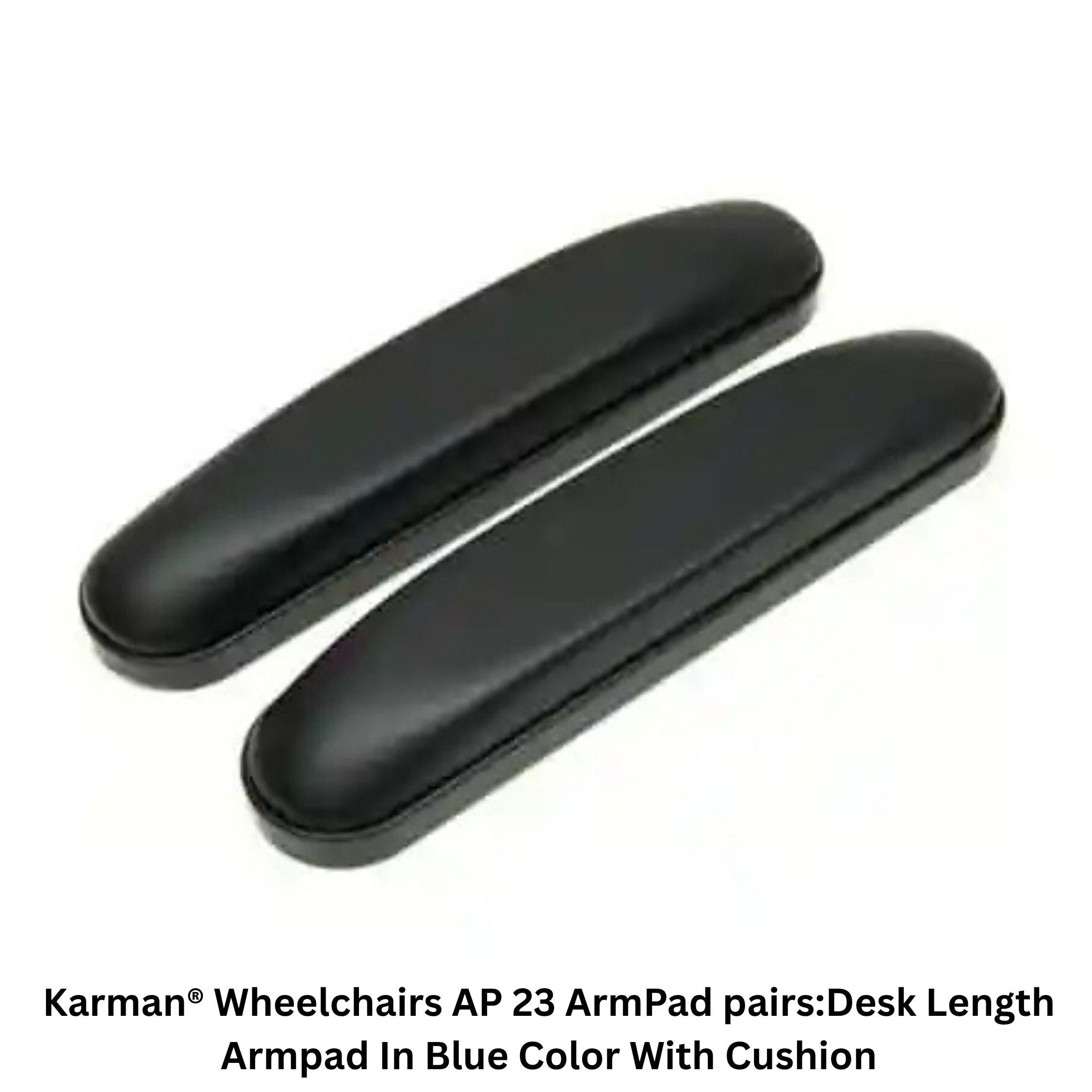 Karman Healthcare AP22U Full-Length Blue Arm Pads: Cushioned & Durable