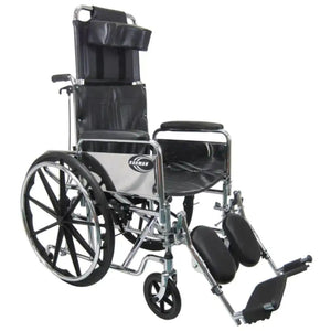 Karman KN-880 Reclining Wheelchair  180° Full Recline  Extra Wide 20