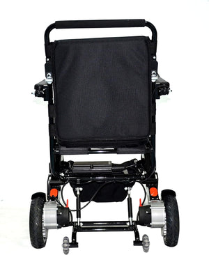 Karman Tranzit Go Electric Wheelchair: Lightweight, Foldable, Brushed Silver or Black