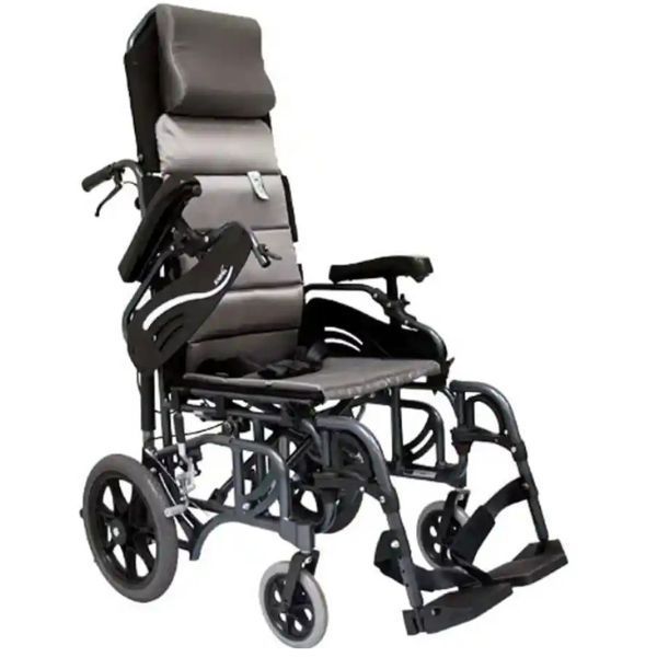 Karman VIP-515 Tilt in Space Folding Wheelchair With Ultra-Light Ergonomic Design
