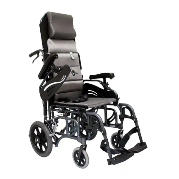 Karman VIP-515 Tilt in Space Folding Wheelchair With Ultra-Light Ergonomic Design