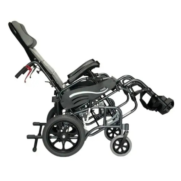 Karman VIP-515 Tilt in Space Folding Wheelchair With Ultra-Light Ergonomic Design