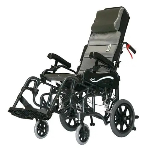 Karman VIP-515 Tilt in Space Folding Wheelchair With Ultra-Light Ergonomic Design