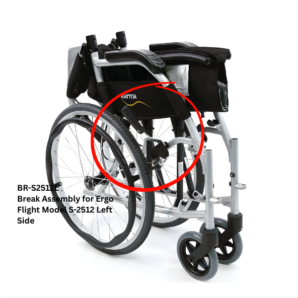 Karman Wheelchair Brake Assembly Replacement Parts & Extensions