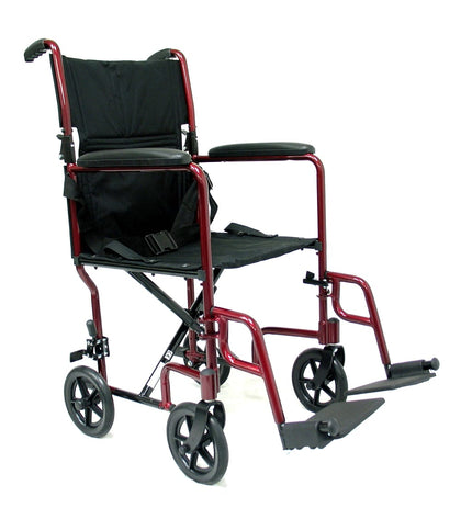 LT-2017 &  2019 19 lbs. Lightweight Transport Chair with Removable Footrest