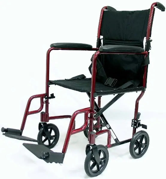 LT-2017 &  2019 19 lbs. Lightweight Transport Chair with Removable Footrest