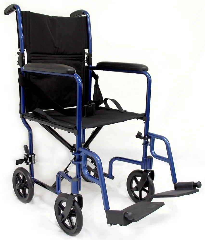 LT-2017 &  2019 19 lbs. Lightweight Transport Chair with Removable Footrest