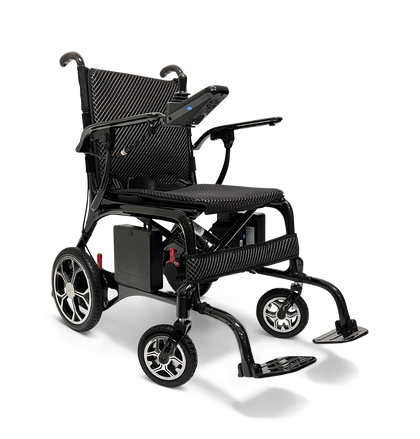 Phoenix Carbon Fiber Electric Travel Wheelchair with 360 Joystick& LCD Display