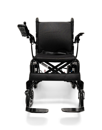 Phoenix Carbon Fiber Electric Travel Wheelchair with 360 Joystick& LCD Display