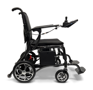 Phoenix Carbon Fiber Electric Travel Wheelchair with 360 Joystick& LCD Display