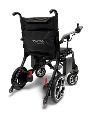 Phoenix Carbon Fiber Electric Travel Wheelchair with 360 Joystick& LCD Display