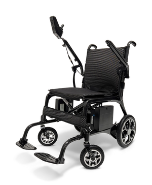 Phoenix Carbon Fiber Electric Travel Wheelchair with 360 Joystick& LCD Display